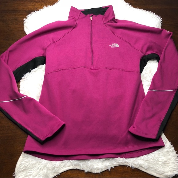 The North Face Tops - The North Face 1/2 Zip Flight Series Pullover Pink